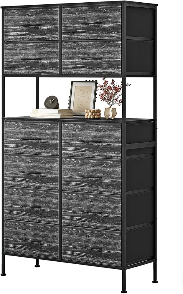 たんす・チェスト Amazon｜SINNONAKA 12杯 チェスト 大容量 タンス ハイチェスト